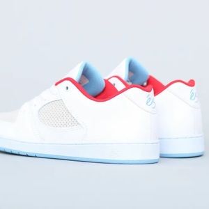 RARE es Accel Slim Limited Edition White Blanc Blue Mens  Size 11 1/2